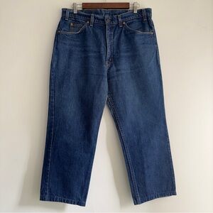 Vintage 90s Classic MedWash 100% Cotton Made in USA Orange Tab 40509 0215 Levi’s